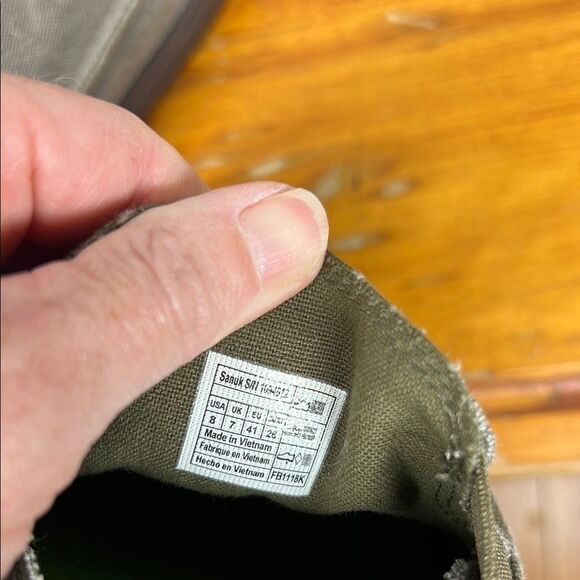 Sanuk Gray Loafers with Collapsible Heel and Quilted Design - Picture 7 of 7